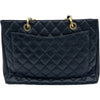 シャネル CHANEL GST A50995 14番台 ブラック×ゴールド金具 キャビアスキン レディース トートバッグ