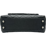 シャネル CHANEL ココハンドルXS A92990 23番台 ブラック シルバー金具 キャビア/リザード レディース ハンドバッグ