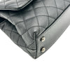 シャネル CHANEL ココハンドルXS A92990 23番台 ブラック シルバー金具 キャビア/リザード レディース ハンドバッグ