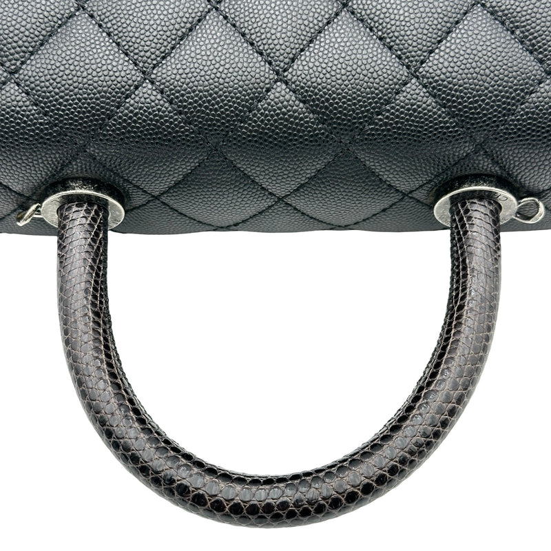 シャネル CHANEL ココハンドルXS A92990 23番台 ブラック シルバー金具