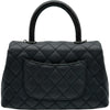 シャネル CHANEL ココハンドルXS A92990 23番台 ブラック シルバー金具 キャビア/リザード レディース ハンドバッグ