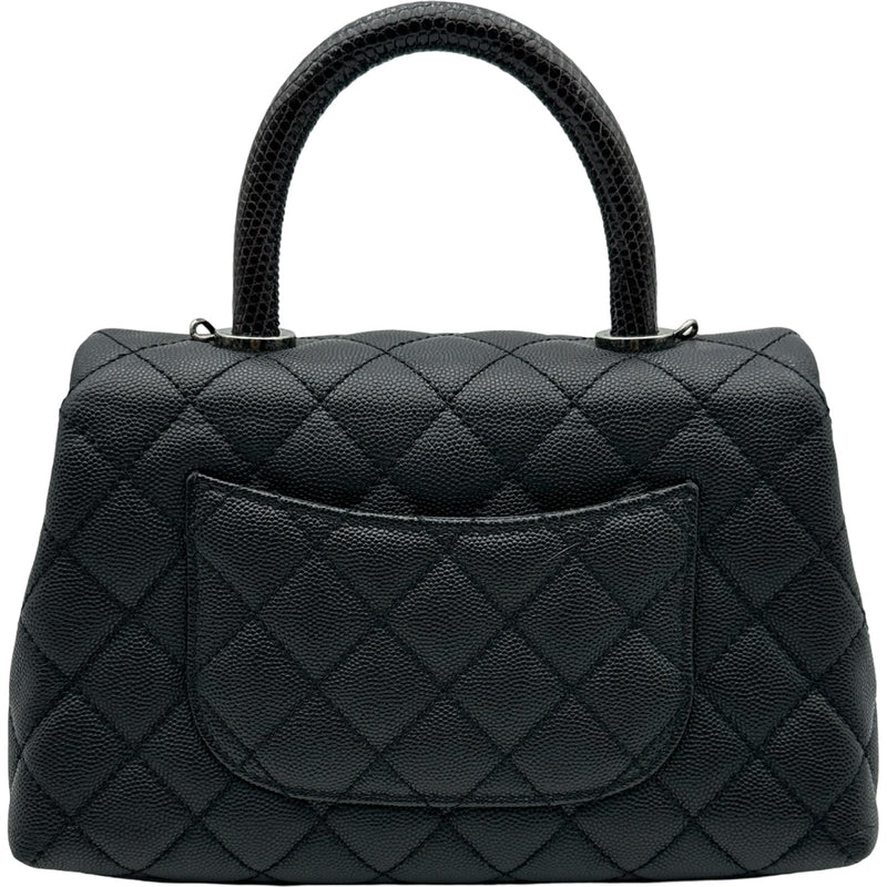 シャネル CHANEL ココハンドルXS A92990 23番台 ブラック シルバー金具