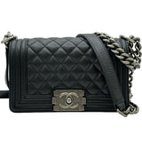 シャネル CHANEL ボーイシャネル20 A67085 29番台 ブラック シルバー金具 キャビア レディース ショルダーバッグ