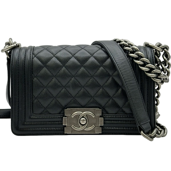 シャネル CHANEL ボーイシャネル20 A67085 29番台 ブラック シルバー
