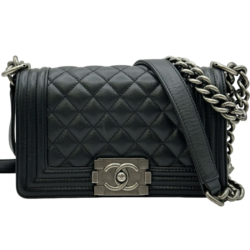 シャネル CHANEL ボーイシャネル20 A67085 29番台 ブラック シルバー