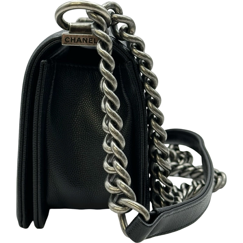 シャネル CHANEL ボーイシャネル20 A67085 29番台 ブラック シルバー