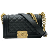 シャネル CHANEL ボーイシャネル20 A67085 ブラック ゴールド金具 キャビア レディース ショルダーバッグ