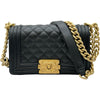 シャネル CHANEL ボーイシャネル20 A67085 ブラック ゴールド金具 キャビアスキン レディース ショルダーバッグ