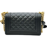シャネル CHANEL ボーイシャネル20 A67085 ブラック ゴールド金具 キャビアスキン レディース ショルダーバッグ