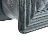 シャネル CHANEL ボーイシャネル20 A67085 ブラック ゴールド金具 キャビアスキン レディース ショルダーバッグ