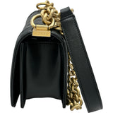 シャネル CHANEL ボーイシャネル20 A67085 27番台 ブラック ゴールド金具 キャビアスキン レディース ショルダーバッグ