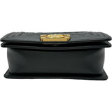 シャネル CHANEL ボーイシャネル20 A67085 27番台 ブラック ゴールド金具 キャビアスキン レディース ショルダーバッグ