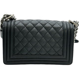 シャネル CHANEL ボーイシャネル20 A67085 ブラック シルバー金具 キャビアスキン レディース ショルダーバッグ