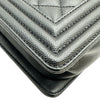 シャネル CHANEL ボーイシャネル20 A67085 ブラック シルバー金具 キャビアスキン レディース ショルダーバッグ