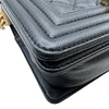 シャネル CHANEL ボーイシャネル20 A67085 27番台 ブラック×ゴールド金具 キャビアスキン レディース ショルダーバッグ