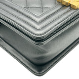 シャネル CHANEL ボーイシャネル20 A67085 ブラック ゴールド金具 キャビア レディース ショルダーバッグ