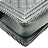 シャネル CHANEL ボーイシャネル20 A67085 ブラック ゴールド金具 キャビア レディース ショルダーバッグ