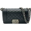 シャネル CHANEL ボーイシャネル20 A67085 30番台 ブラック シルバー金具 キャビア レディース ショルダーバッグ