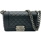 シャネル CHANEL ボーイシャネル20 A67085 30番台 ブラック シルバー金具 キャビア レディース ショルダーバッグ