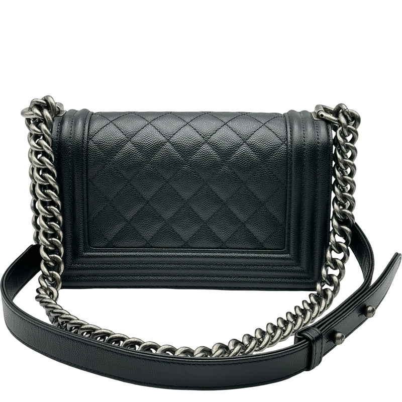 シャネル CHANEL ボーイシャネル20 A67085 30番台 ブラック シルバー