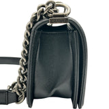 シャネル CHANEL ボーイシャネル20 A67085 30番台 ブラック シルバー金具 キャビア レディース ショルダーバッグ