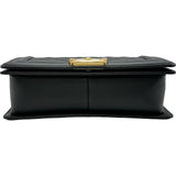シャネル CHANEL ボーイシャネル25 A67086 ブラック ゴールド金具 キャビアスキン レディース ショルダーバッグ