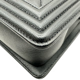 シャネル CHANEL ボーイシャネル25 A67086 ブラック ゴールド金具 キャビアスキン レディース ショルダーバッグ
