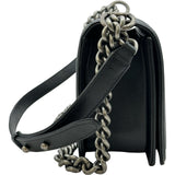 シャネル CHANEL ボーイシャネル25 A67086 27番台 ブラック シルバー金具 キャビア レディース ショルダーバッグ