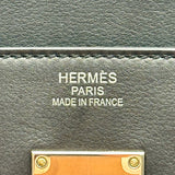エルメス HERMES オータクロア40 Z刻印 ブラック シルバー金具 トワル レディース ハンドバッグ