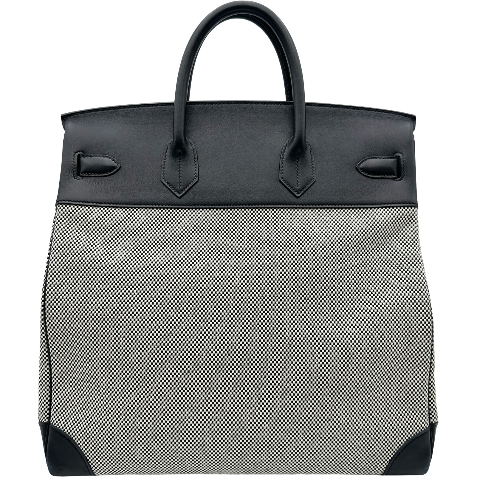 エルメス HERMES オータクロア40 Z刻印 ブラック シルバー金具 トワル