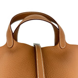 エルメス HERMES ピコタンロック PM K刻印 ゴールド シルバー金具 トリヨン レディース ハンドバッグ