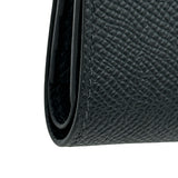 エルメス HERMES べアンコンパクト W刻印　(2024年製) ブラック ゴールド金具 エプソン レディース 二つ折り財布