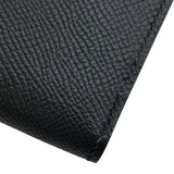 エルメス HERMES べアンコンパクト Y刻印 ブラック×シルバー金具 エプソン ユニセックス 二つ折り財布