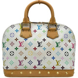 ルイ・ヴィトン LOUIS VUITTON アルマ M92647 ホワイト モノグラム・マルチカラー レディース ハンドバッグ
