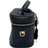 ルイ・ヴィトン LOUIS VUITTON ヴァニティ PM M45598 ブラック モノグラム・アンプラント レザー レディース ショルダーバッグ