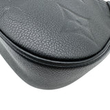 ルイ・ヴィトン LOUIS VUITTON バガテル NM M46002 ノワール モノグラム・アンプラントレザー レディース ショルダーバッグ