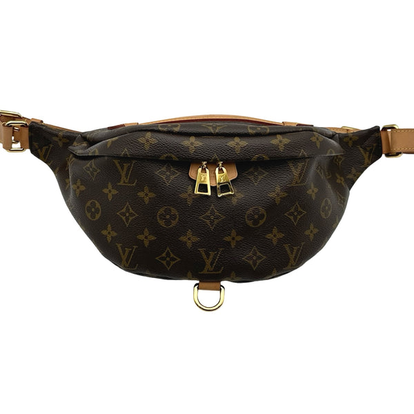 ヴィトン モノグラム バムバック M43644 中古 極美品 ルイ・ヴィトン LOUIS VUITTON バムバッグ M43644 ブラウン モノグラム