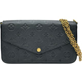 ルイ・ヴィトン LOUIS VUITTON ポシェット・フェリシー M82477 ブラック モノグラム・アンプラント レディース ショルダーバッグ