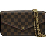 ルイ・ヴィトン LOUIS VUITTON ポシェット・フェリシー N40492 ブラウン ダミエ レディース ショルダーバッグ