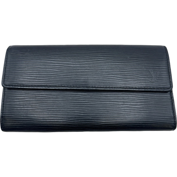 美品！ルイヴィトン［長財布］エピポルトフォイユサラ　ブラック　LV　M63742 ルイ・ヴィトン LOUIS VUITTON ポルトフォイユサラ M63742 ノワール