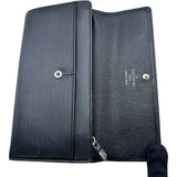 ルイ・ヴィトン LOUIS VUITTON ポルトフォイユサラ M63742 ノワール エピレザー メンズ 長財布