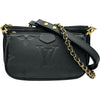 ルイ・ヴィトン LOUIS VUITTON ミュルティ･ポシェット･アクセソワール M80399 ブラック モノグラム・アンプラント ユニセックス ショルダーバッグ