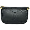 ルイ・ヴィトン LOUIS VUITTON ミュルティ･ポシェット･アクセソワール M80399 ブラック モノグラム・アンプラント ユニセックス ショルダーバッグ