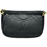 ルイ・ヴィトン LOUIS VUITTON ミュルティ･ポシェット･アクセソワール M80399 ブラック モノグラム・アンプラント ユニセックス ショルダーバッグ