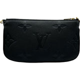 ルイ・ヴィトン LOUIS VUITTON ミュルティ･ポシェット･アクセソワール M80399 ブラック モノグラム・アンプラント ユニセックス ショルダーバッグ