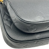 ルイ・ヴィトン LOUIS VUITTON ミュルティ･ポシェット･アクセソワール M80399 ブラック モノグラム・アンプラント ユニセックス ショルダーバッグ