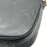 ルイ・ヴィトン LOUIS VUITTON ミュルティ･ポシェット･アクセソワール M80399 ブラック モノグラム・アンプラント ユニセックス ショルダーバッグ
