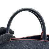 ルイ・ヴィトン LOUIS VUITTON モンテーニュBB M42747 ネイビー/レッド モノグラム・アンプラント レディース ショルダーバッグ
