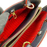 ルイ・ヴィトン LOUIS VUITTON モンテーニュBB M42747 ネイビー/レッド モノグラム・アンプラント レディース ショルダーバッグ