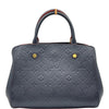 ルイ・ヴィトン LOUIS VUITTON モンテーニュBB M42747 ネイビー/レッド モノグラム・アンプラント レディース ショルダーバッグ